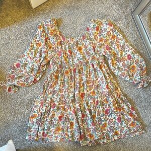 Patrons of Peace Paisley Style Mid Length Dress